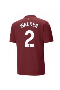 Manchester City Kyle Walker #2 Fotballdrakt Tredje Klær 2024-25 Korte ermer